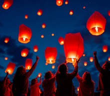 Воздушные шары и небесные фонарики